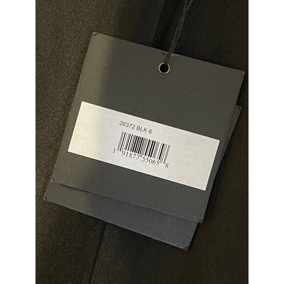 Mac Duggal One Shoulder Ruffle Evening Gown Black Style 26372 Size 6 NWT - Picture 7 of 9